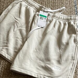 NWT Men’s Nike XL Cream Sweat Shorts